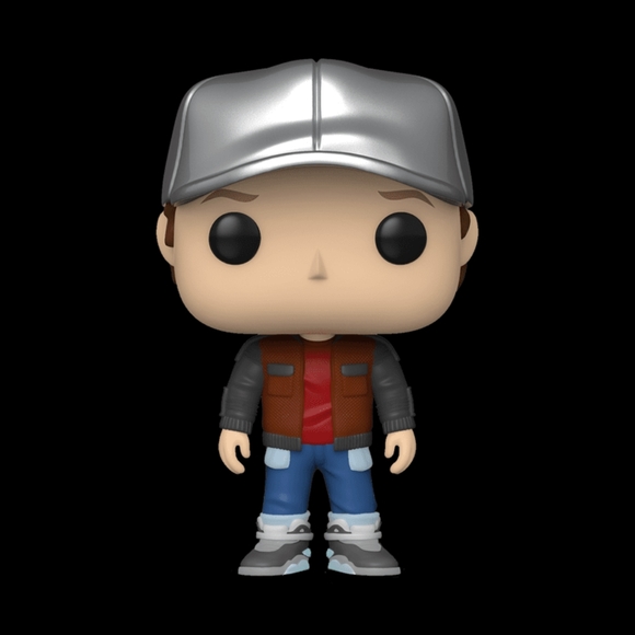 Pop Back to the Future Marty in Future Outfit Vinyl Figure - Picture 2 of 8